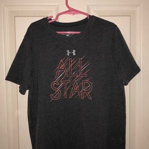 Under Armour Dark Grey “ALL STAR” Shirt